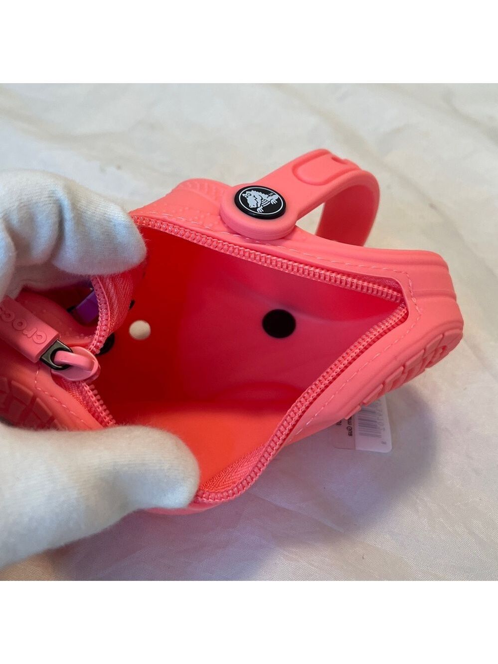 Crocs shoe zipped small purse - Picture 10 of 13